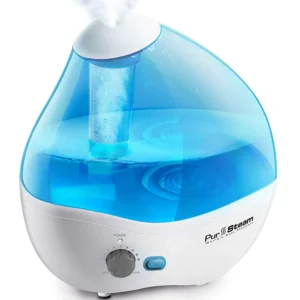 PurSteam Ultrasonic Cool Mist Humidifier – Superior Humidifying Unit with Whisper