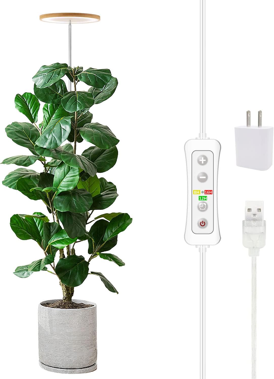 Plant Grow Light by Yadoker LED Growing Light Full Spectrum for Indoor Plants